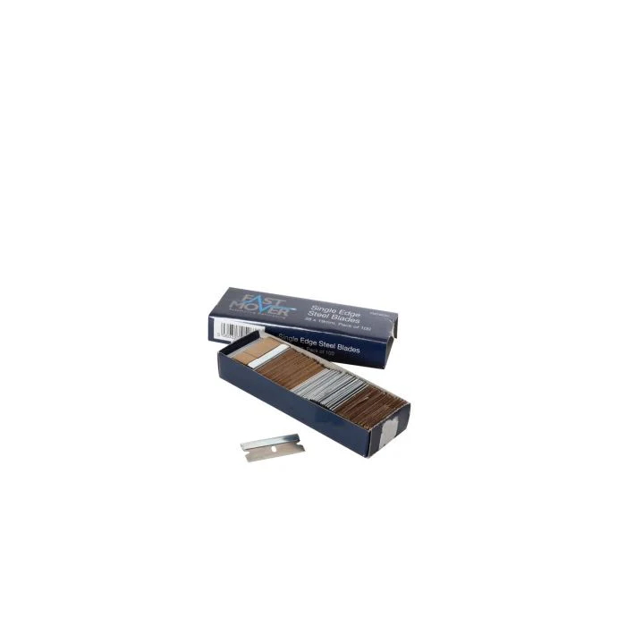 Scraper Blades Single edge blades. 38 x 19mm. 100 blades per pack - Image 3