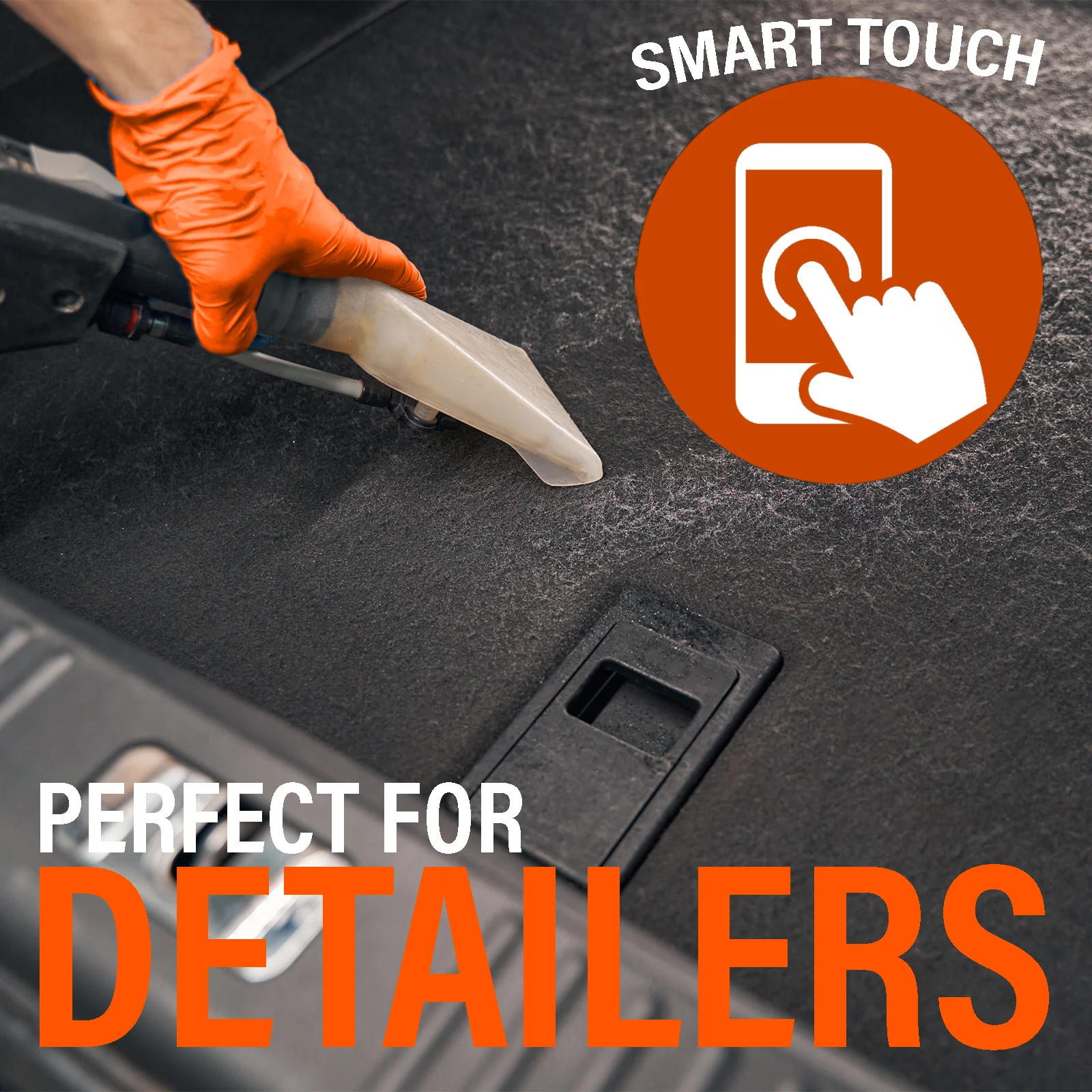 Xtremegrip Orange Nitrile Gloves, Pack Of 50 Diamond Texture Grip Gloves - Image 3